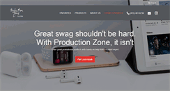 Desktop Screenshot of productionzone.com